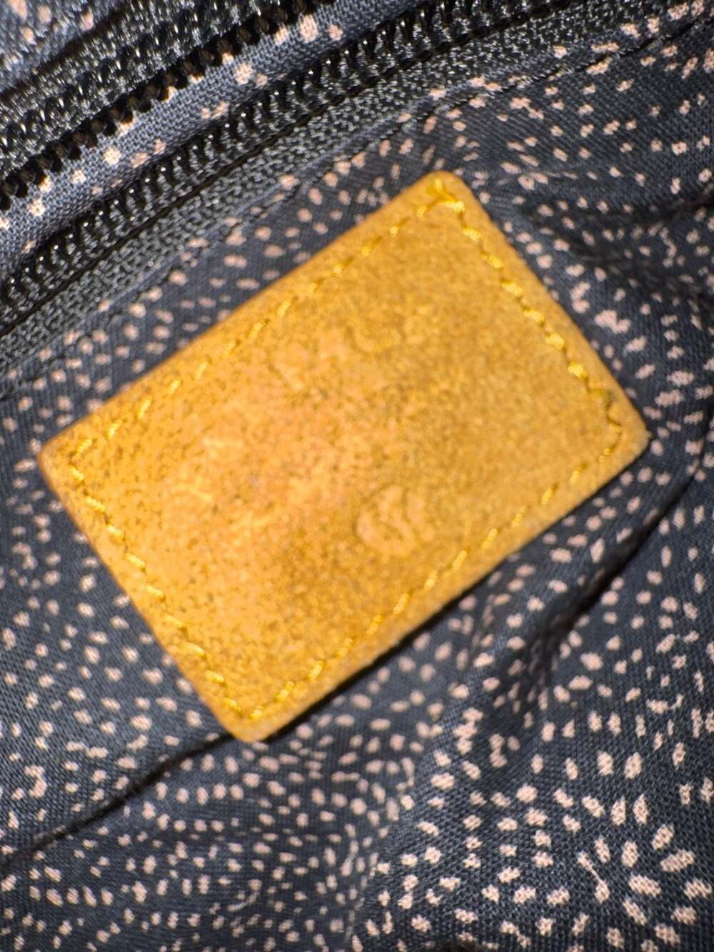 FatFace Dark Yellow Suede Cross Body Bag with Braided Strap - Picture 6 of 8